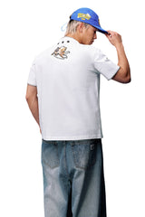 MEDM Lace Angel Patch Embroidery Tee