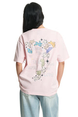 Dangerouspeople DSP Fairytale Plush Rabbit Print Loose Couple Tee