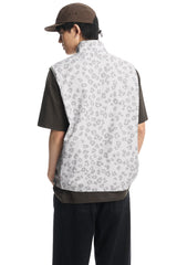Dangerouspeople DSP Leopard‑Print Contrast Panel Quick‑Dry Techwear Vest