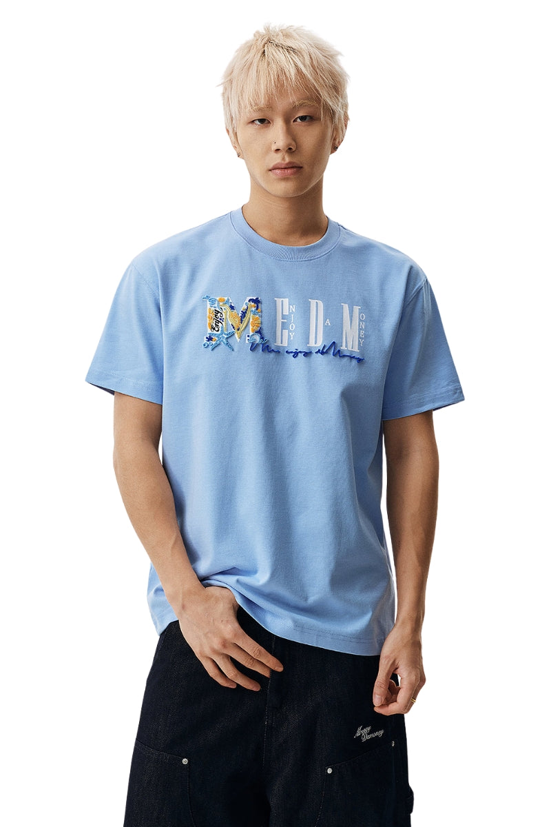 MEDM Logo Toothbrush Embroidery Tee