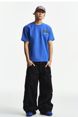MEDM Jelly Air Cotton Double-Layer Leather Small Four-Character Short Sleeve