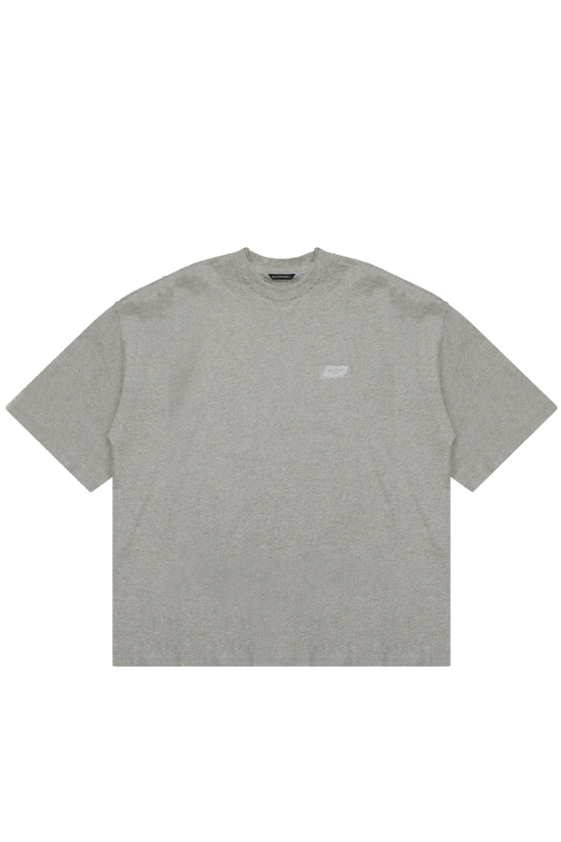 Masonprince 26 Early Spring Layered Crew Neck Knit Short-Sleeve T-Shirt