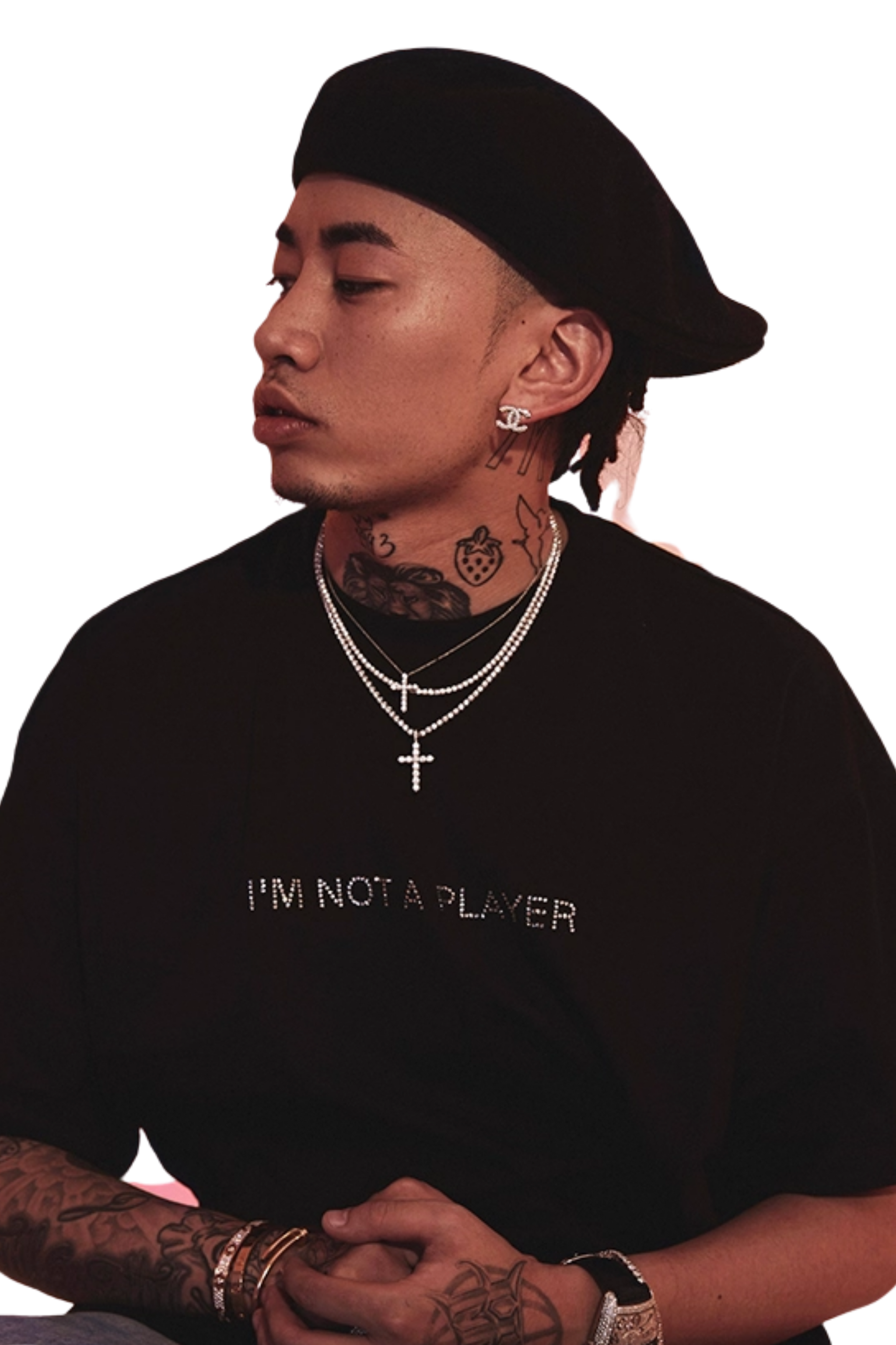 AFGK Rhinestone Not a Player Tee