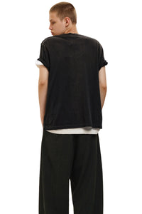 MASONPRINCE Double Collar Hemp Cotton Tee