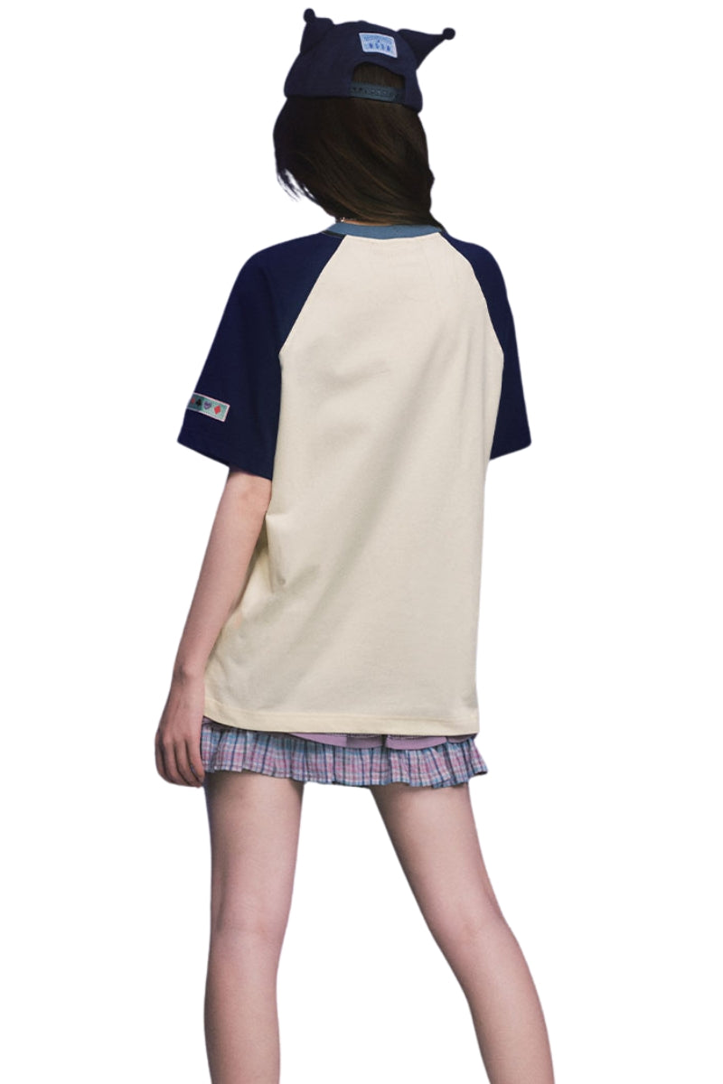 MEDM x Sanrio Kuromi Raglan Couple Tee