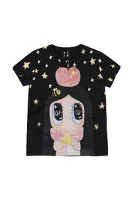 MEDM x Iria Mailbox Star Snow Lady Print Women Tee