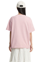 DangerousPeople｜3D Pony Embroidery Pocket Cotton T‑Shirt