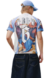 MEDM CORONATIONSPORT Classical Painting Allover Print Jersey Tee