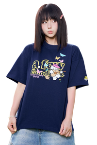 AFGK x Tombania Crayon Puppy Tee