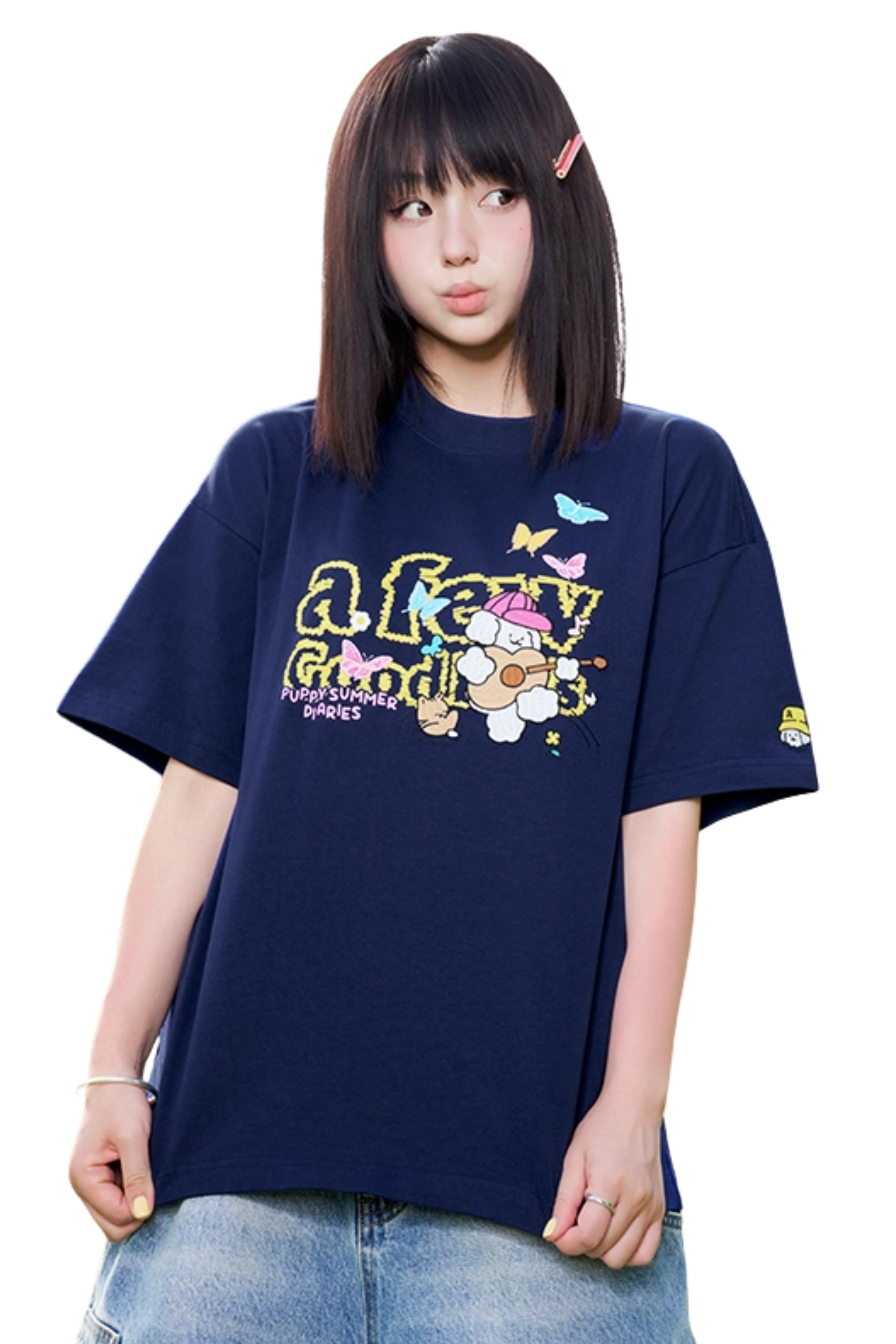 AFGK x Tombania Crayon Puppy Tee