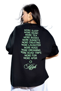 AFGK Script Slogan Tee