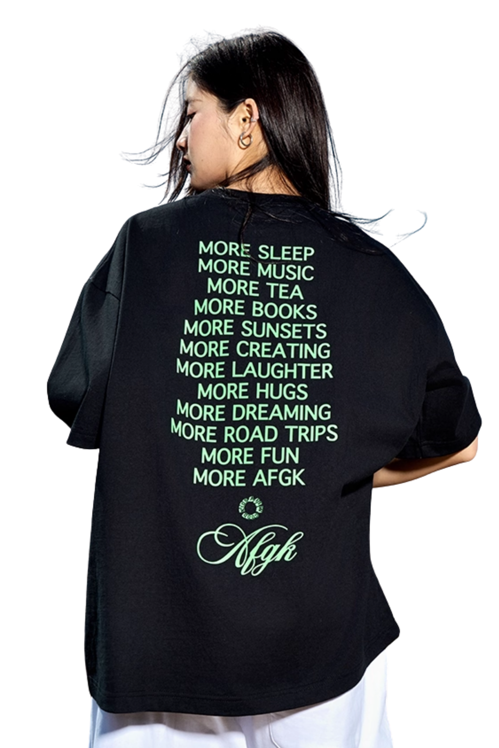 AFGK Script Slogan Tee