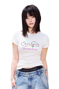 AFGK x Tombania Floral Viewing Puppy Tee