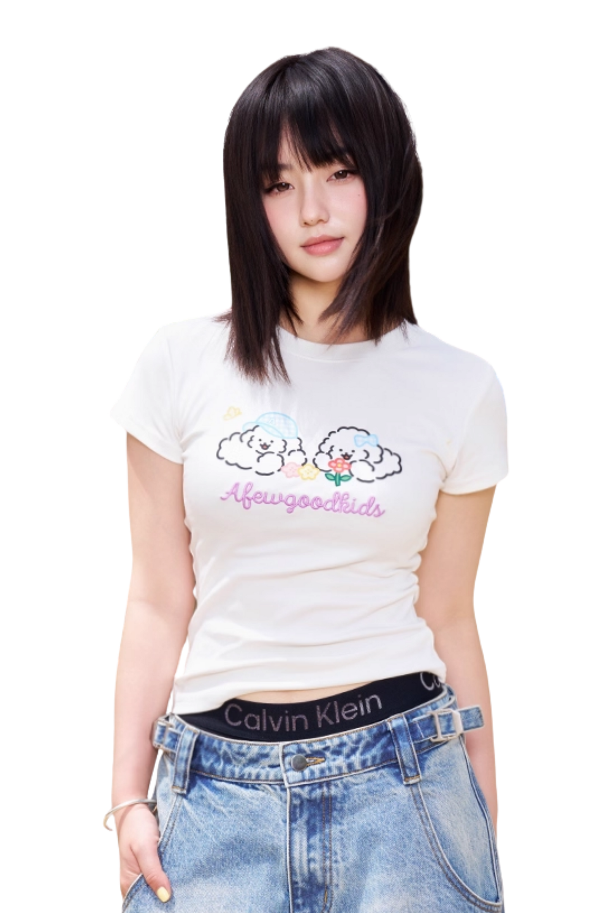 AFGK x Tombania Floral Viewing Puppy Tee