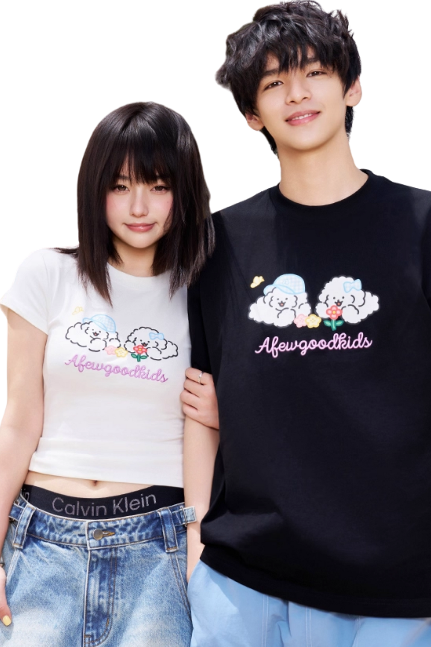 AFGK x Tombania Floral Viewing Puppy Tee
