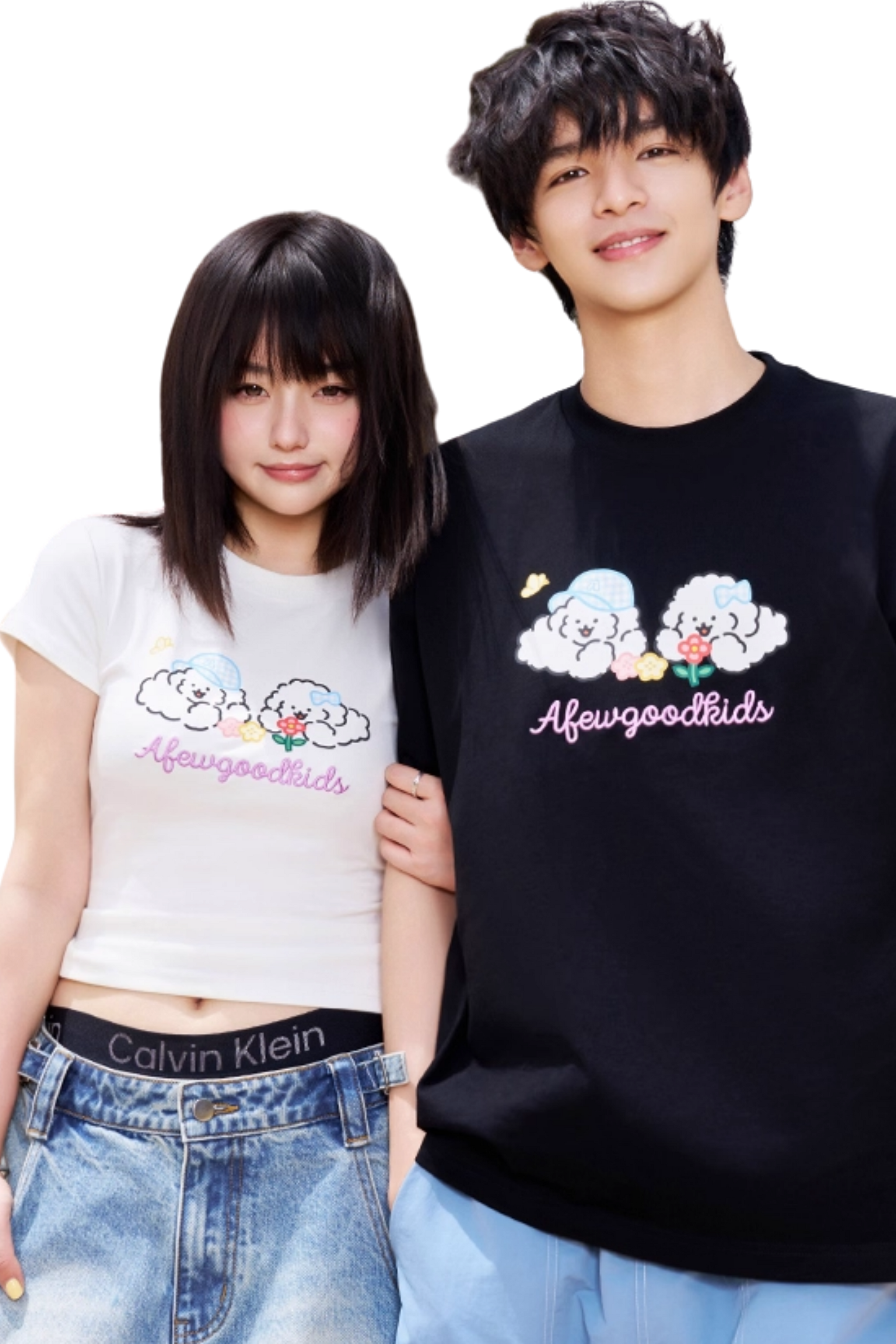 AFGK x Tombania Floral Viewing Puppy Tee