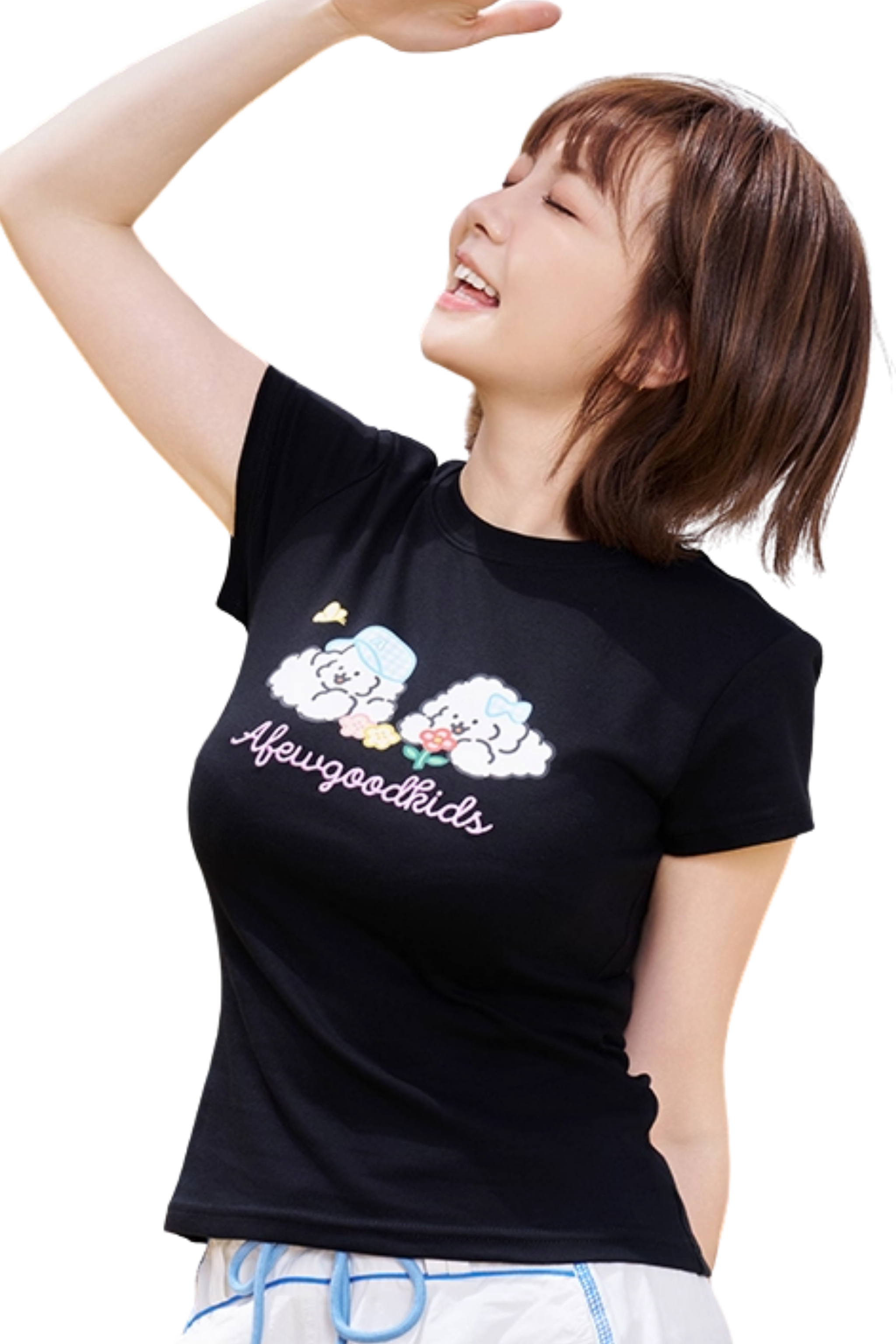 AFGK x Tombania Floral Viewing Puppy Tee