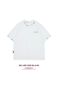 BJHG Embroidery Stitch Tee