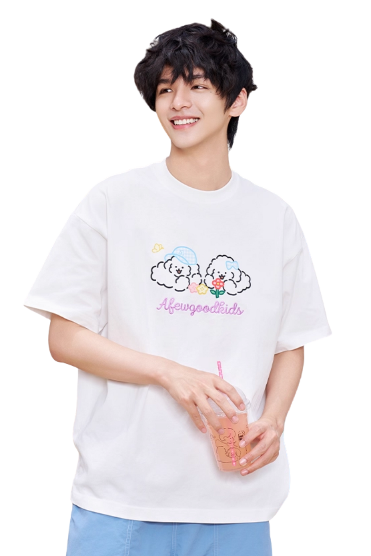 AFGK x Tombania Floral Viewing Puppy Tee