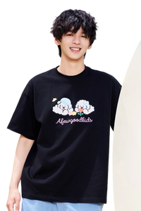 AFGK x Tombania Floral Viewing Puppy Tee