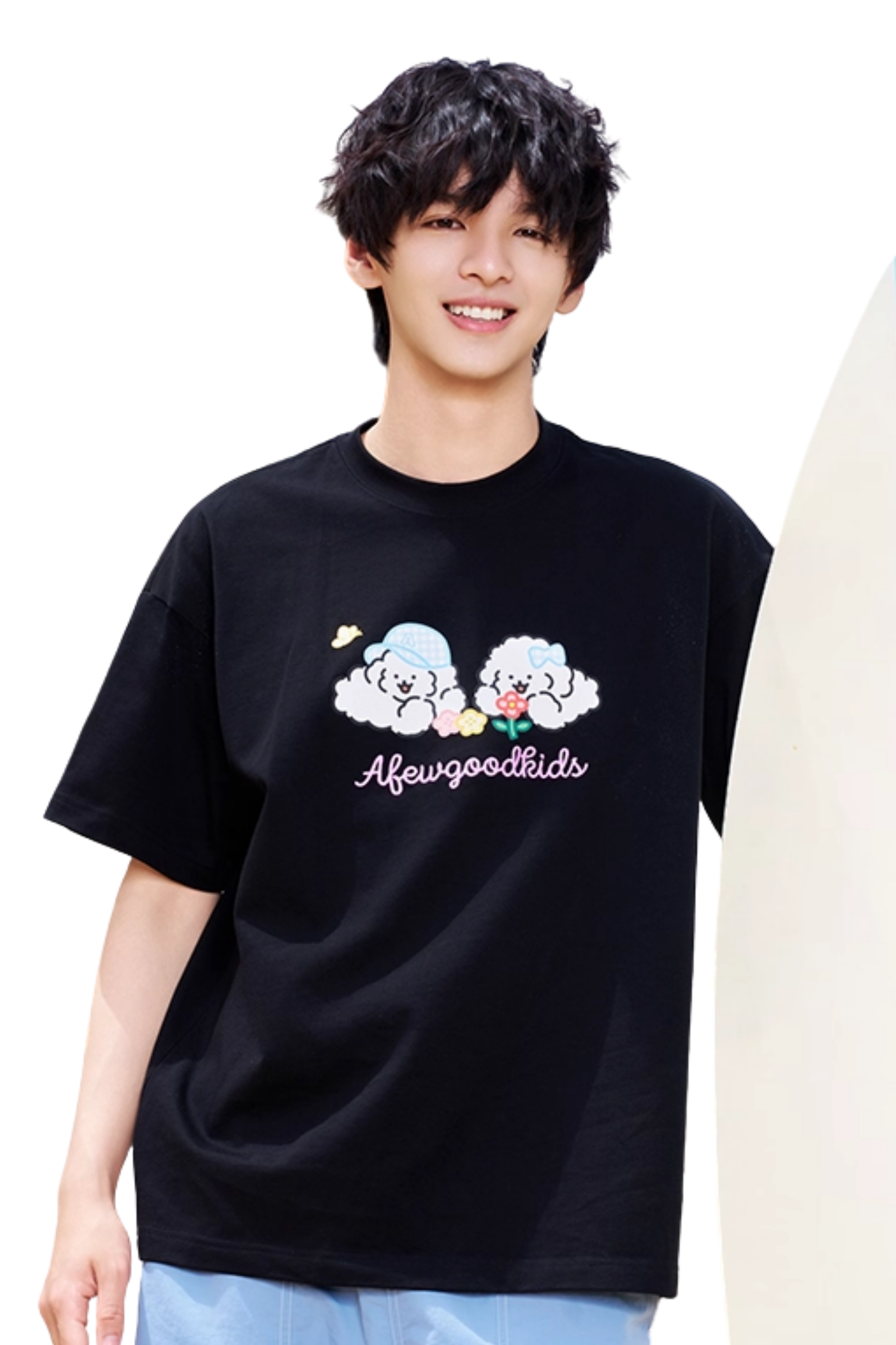 AFGK x Tombania Floral Viewing Puppy Tee
