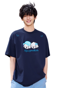 AFGK x Tombania Floral Viewing Puppy Tee