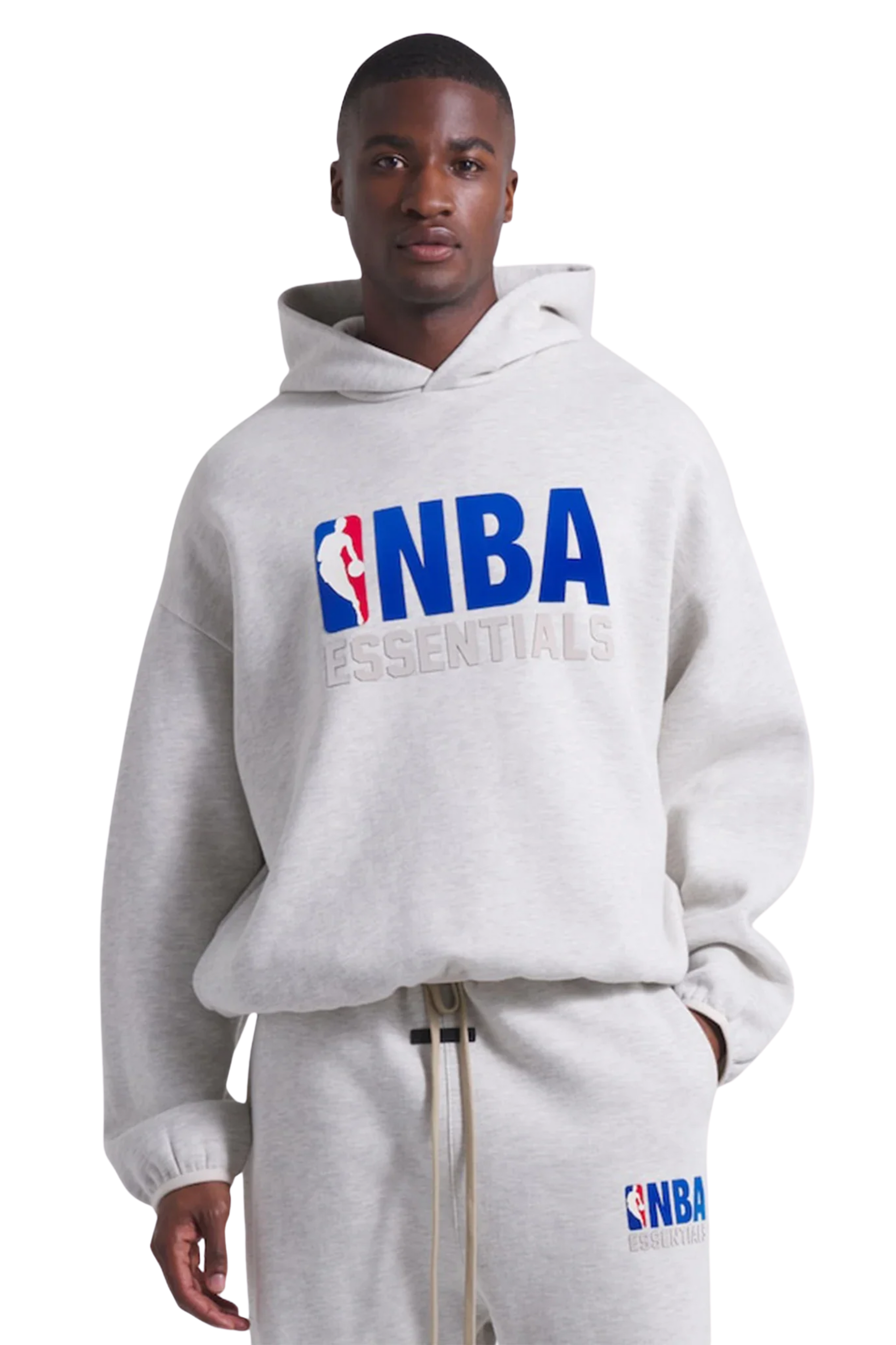 NBA x Essentials Fear Of God Hoodie LIGHT HEATHER