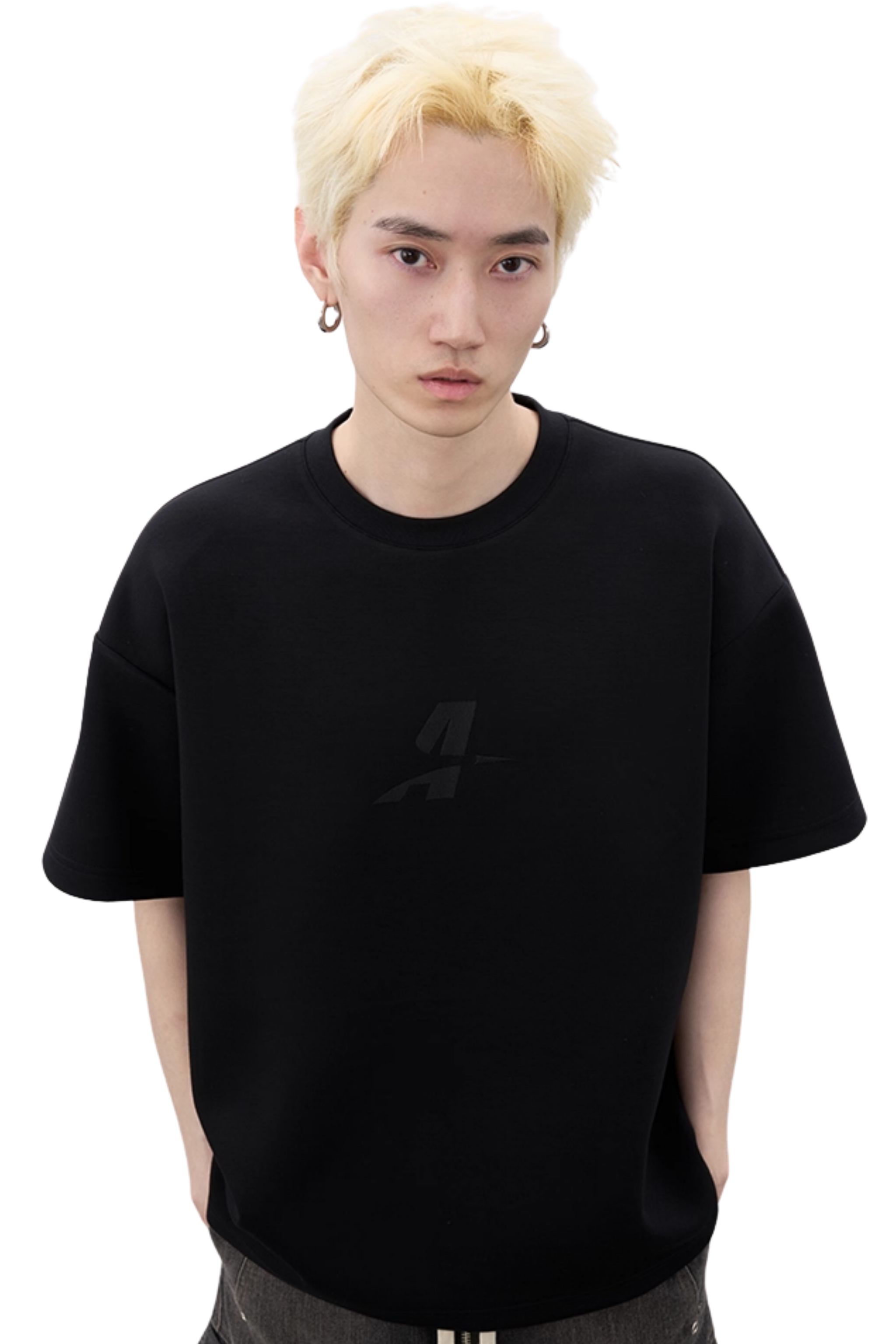 AFGK Letter A Embroidery Breathable Tee