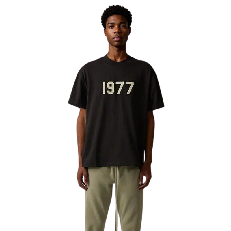 [Loose Fit] Fear Of God Essentials SS22 1977 Flock Logo Tee IRON