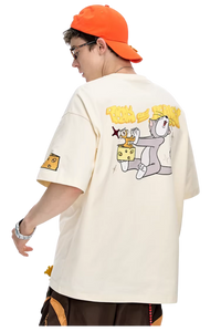 BJHG x Tom & Jerry Love Cheese Sticker Tee