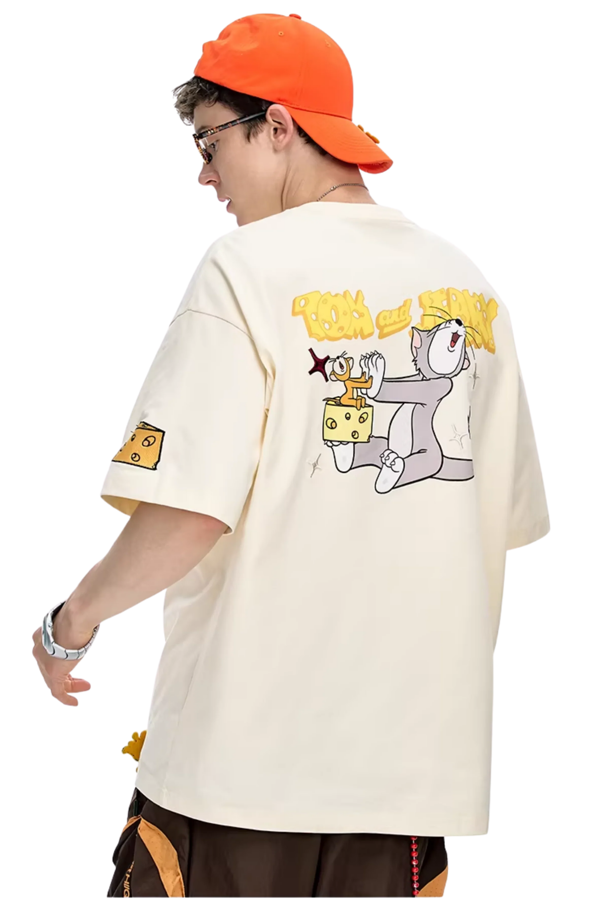 BJHG x Tom & Jerry Love Cheese Sticker Tee