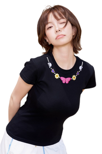 AFGK x Tombania Butterfly Pearl Necklace
