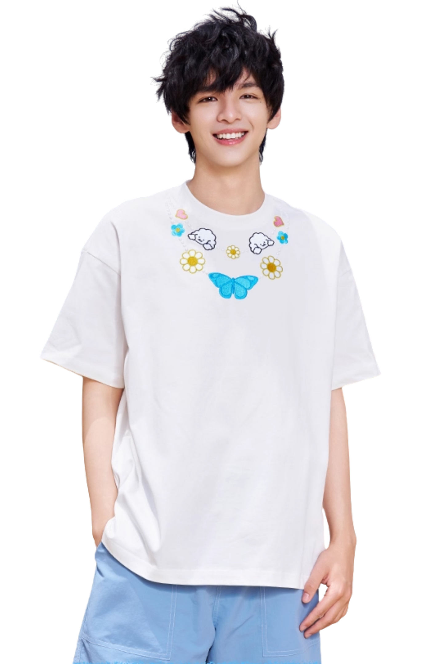 AFGK x Tombania Butterfly Pearl Necklace