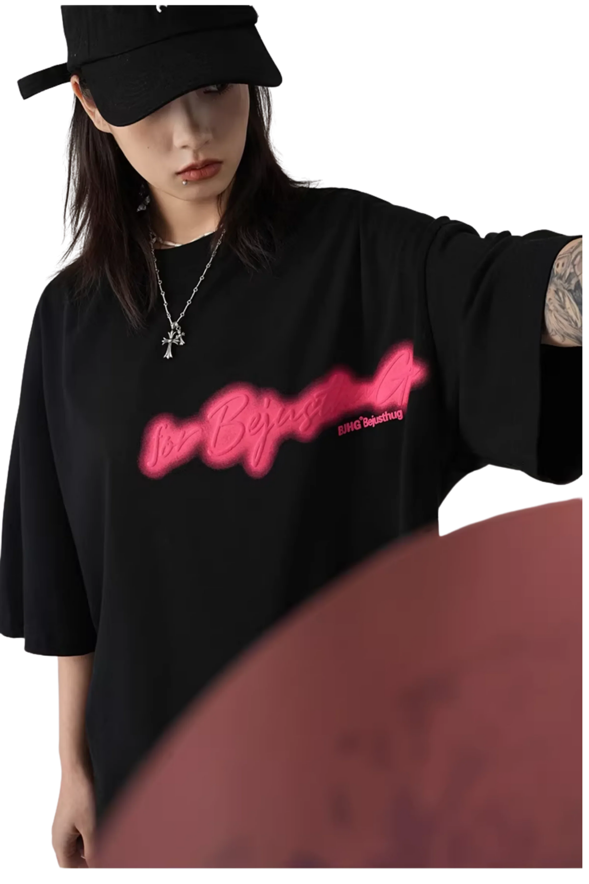 BJHG Pink Print Tee