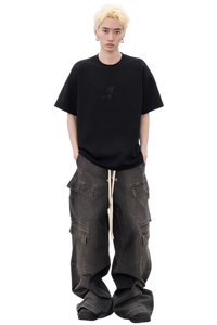 AFGK Letter A Embroidery Breathable Tee