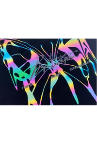 BJHG 3M Reflective Butterfly Embroidery Tee