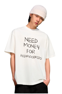 AFGK Need Money Handwritten Font Tee