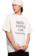 AFGK Need Money Handwritten Font Tee