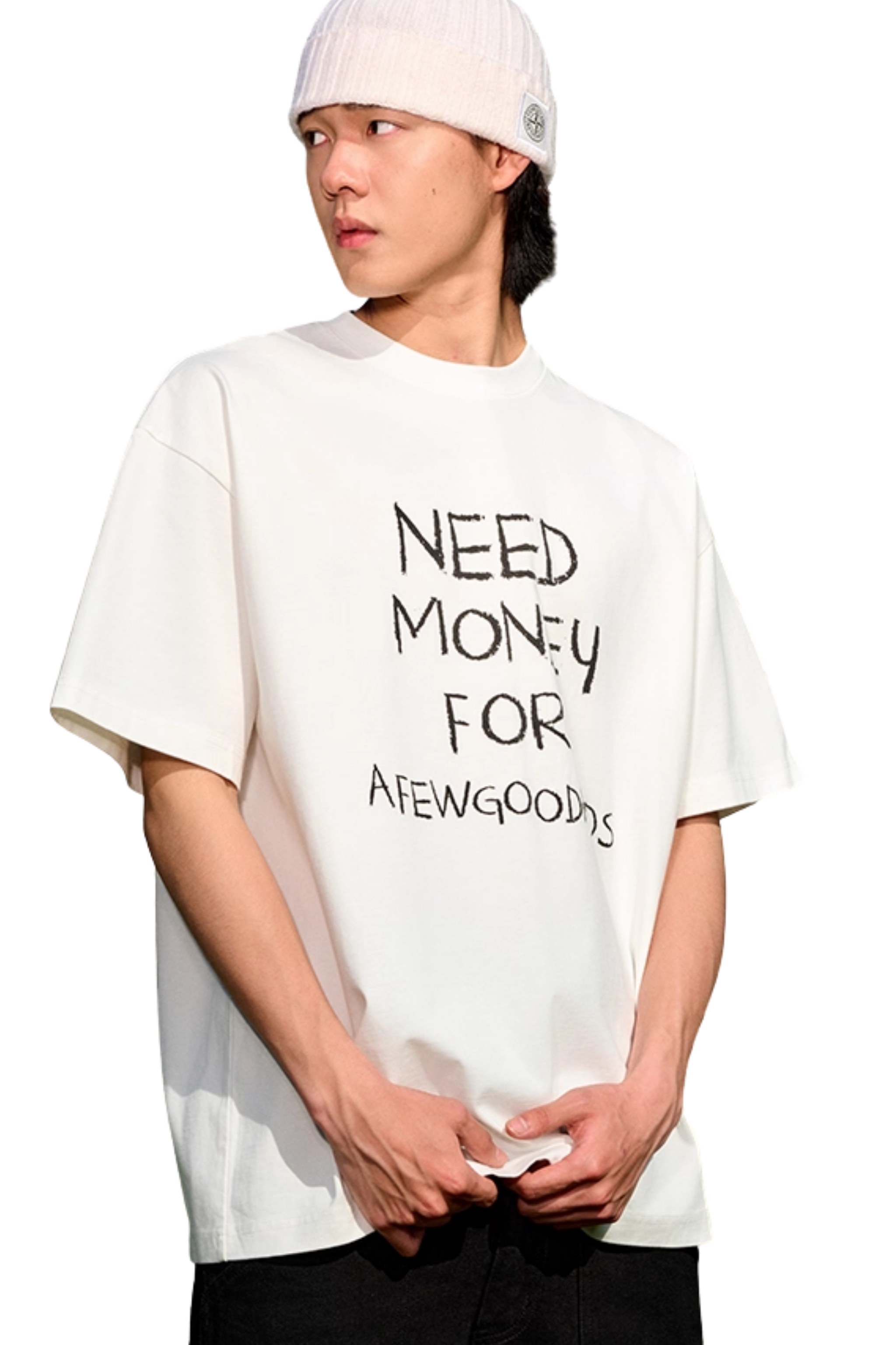 AFGK Need Money Handwritten Font Tee