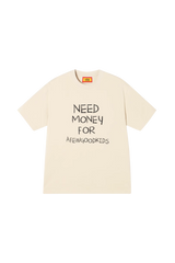 AFGK Need Money Handwritten Font Tee