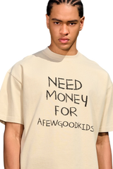 AFGK Need Money Handwritten Font Tee