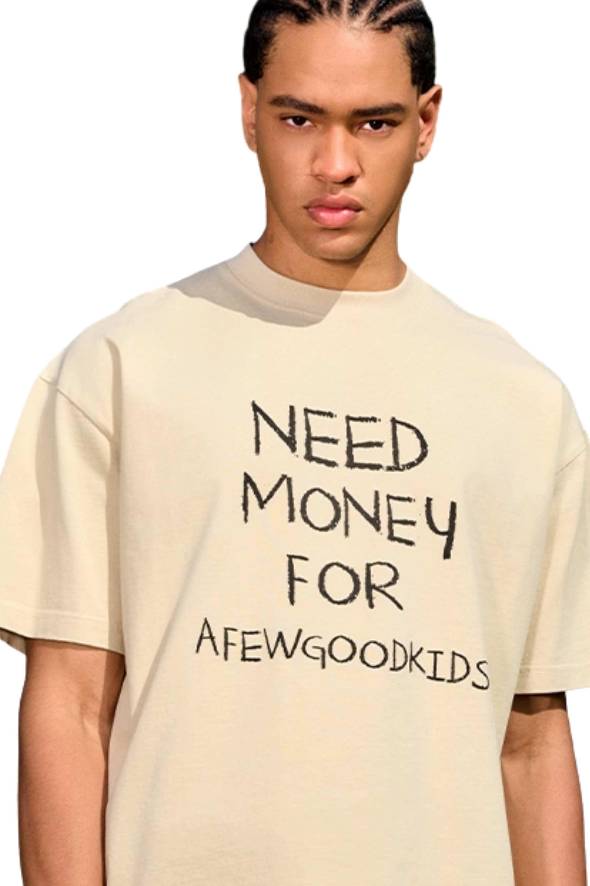 AFGK Need Money Handwritten Font Tee