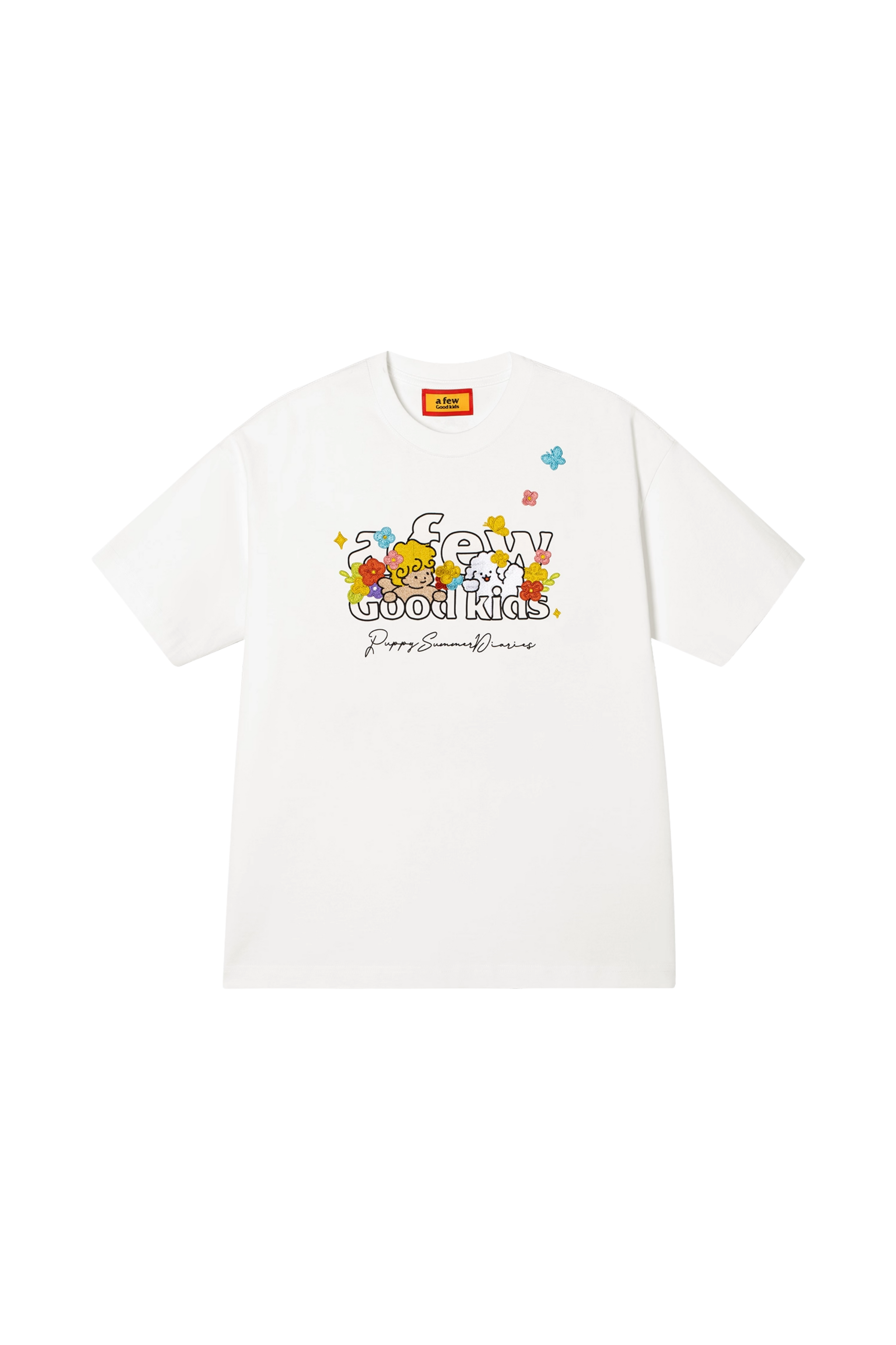 AFGK x Tombania Puppy Angel Embroidery Tee