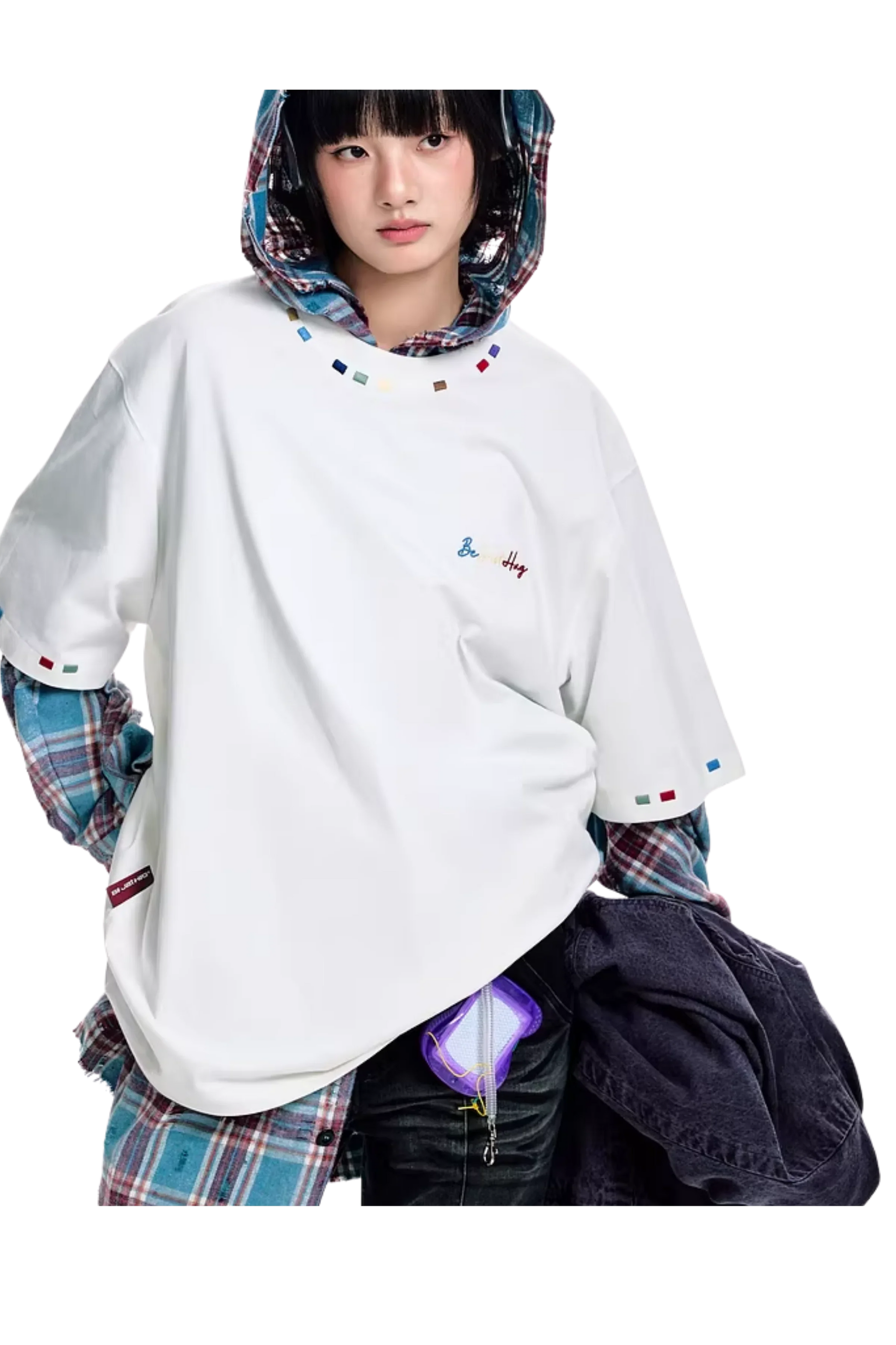 BJHG Embroidery Stitch Tee