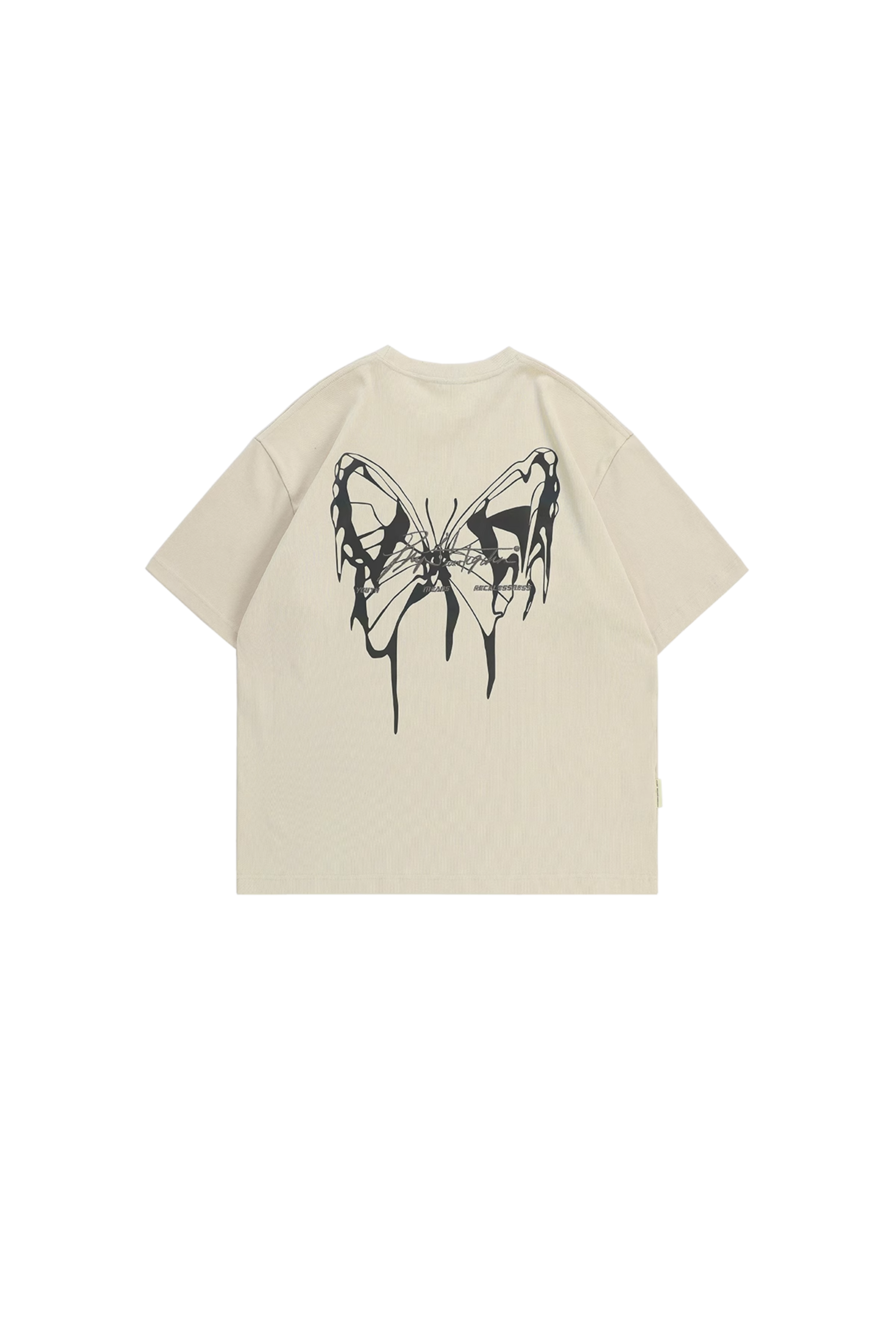 BJHG 3M Reflective Butterfly Embroidery Tee