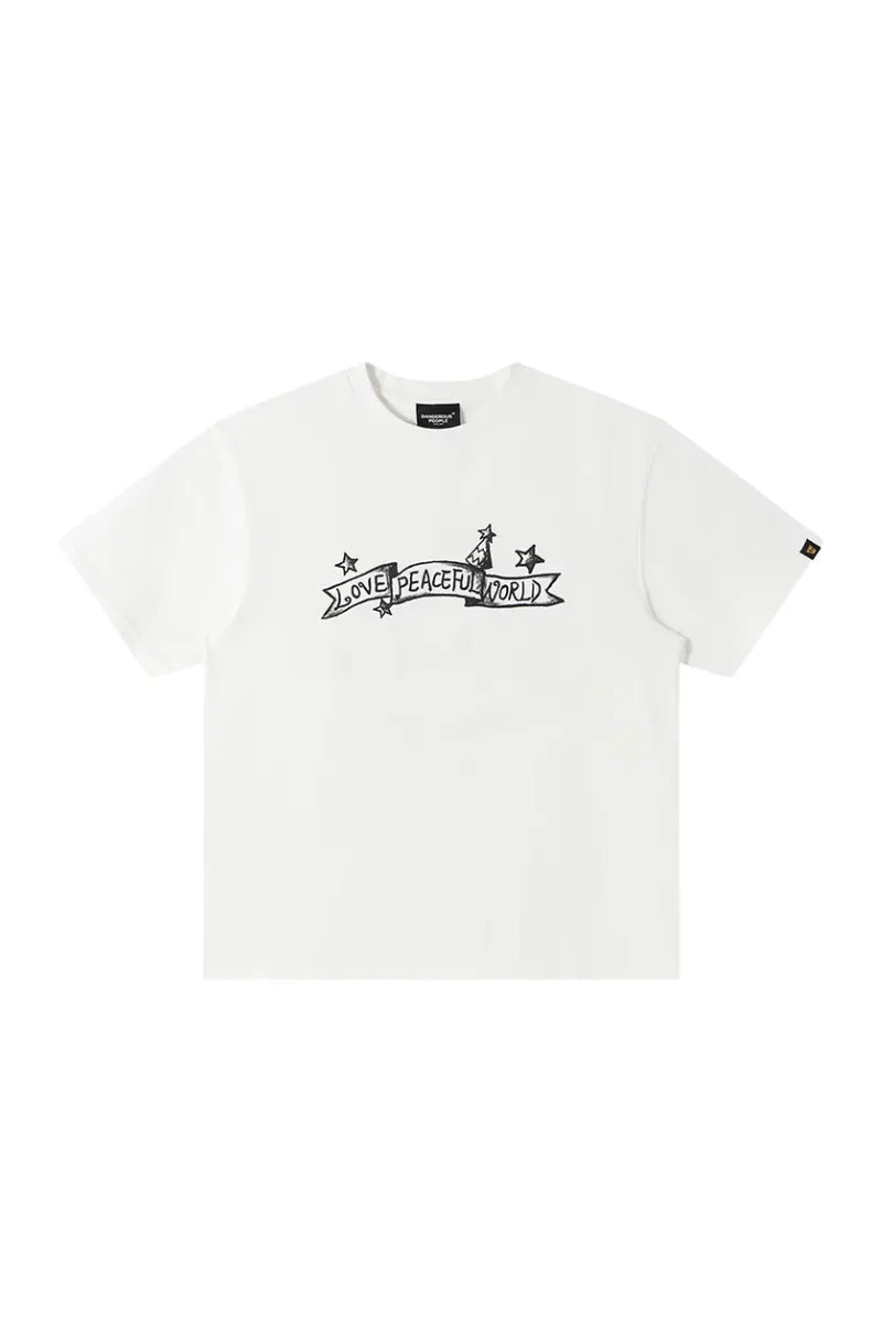 Dangerous People Love Peace Tee