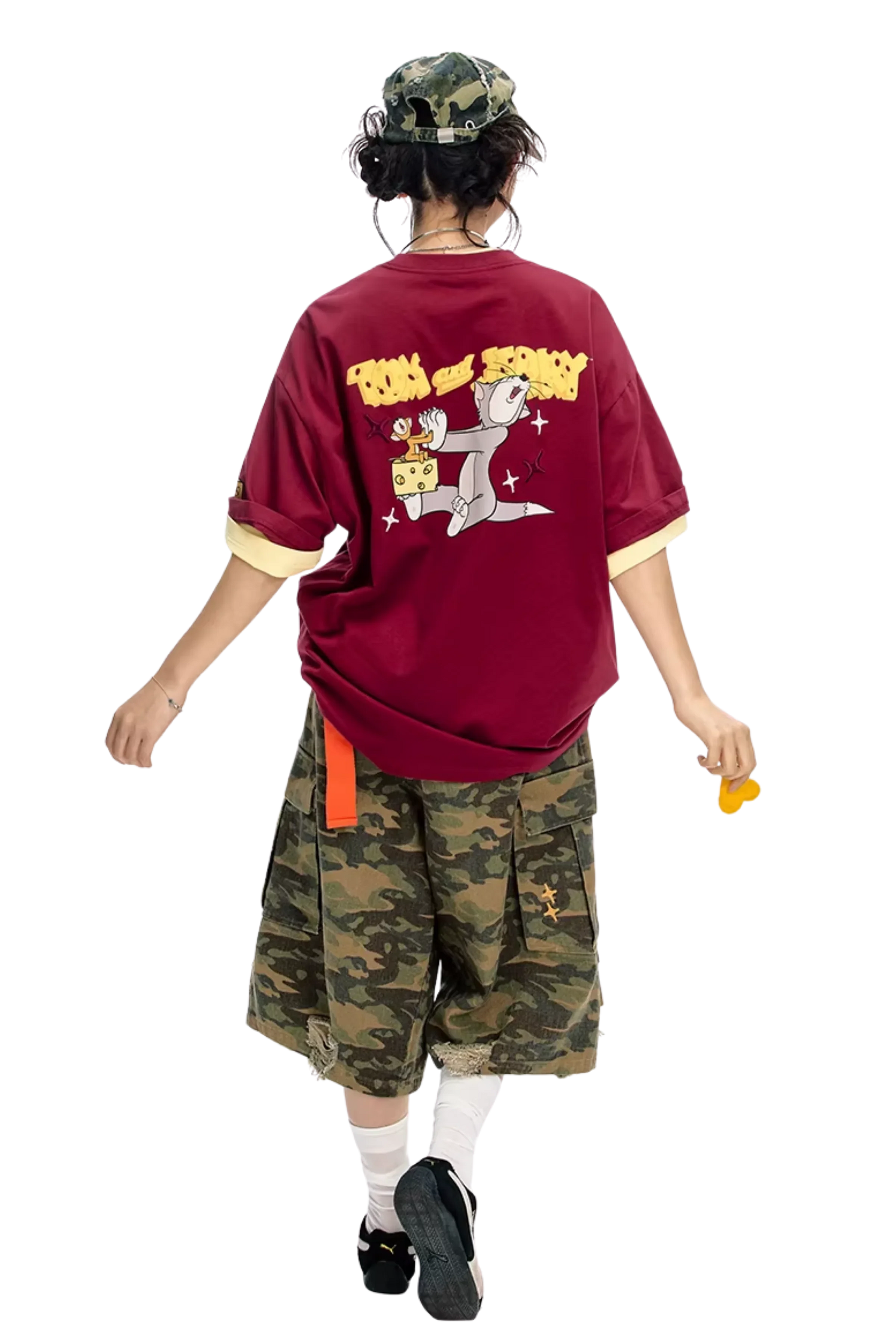 BJHG x Tom & Jerry Love Cheese Sticker Tee