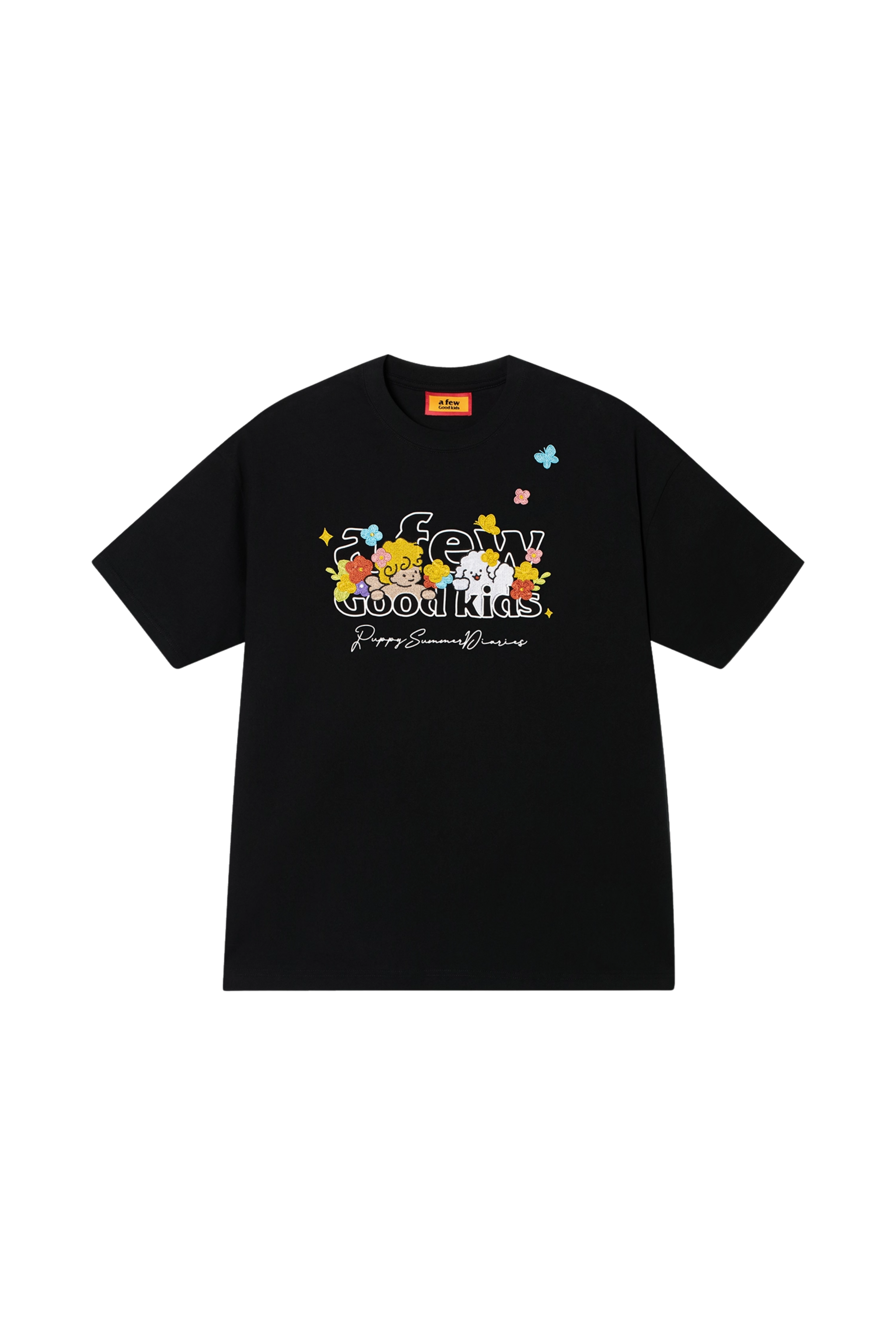 AFGK x Tombania Puppy Angel Embroidery Tee
