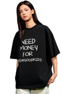 AFGK Need Money Handwritten Font Tee