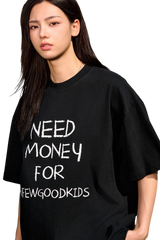 AFGK Need Money Handwritten Font Tee